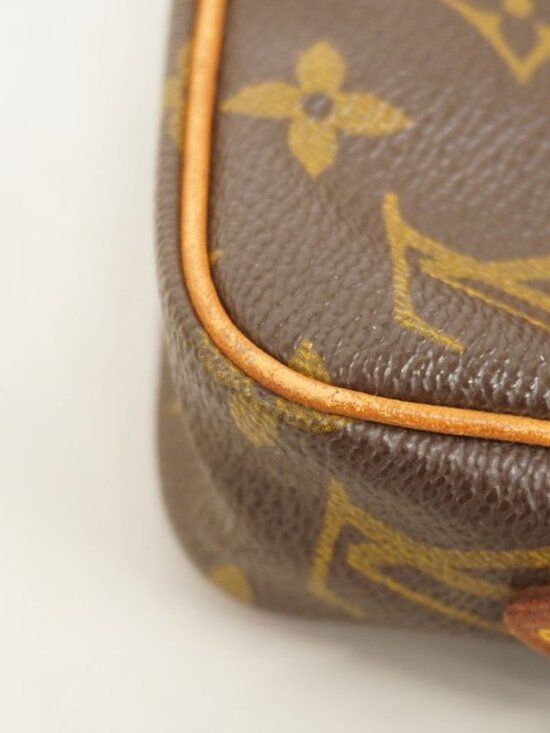 Louis Vuitton Shoulder Bag Monogram Mini Danube Brown - Picture 8 of 10